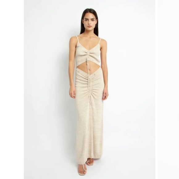 CHRISTOPHER ESBER RUCHED DISCONNECT CAMI KNIT DRESS - Picture 10 of 16